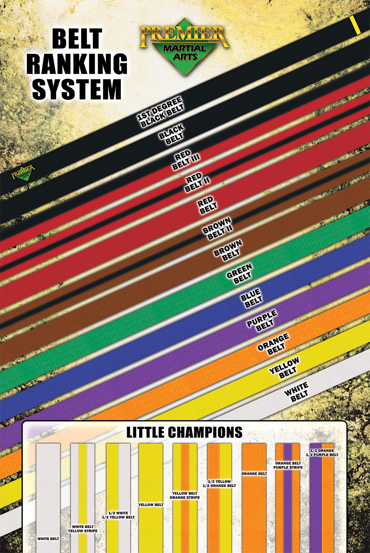 premier martial arts belt system - mcglothern